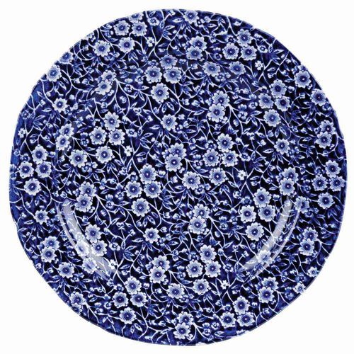 Burleigh Blue Calico Plate 21.5cm